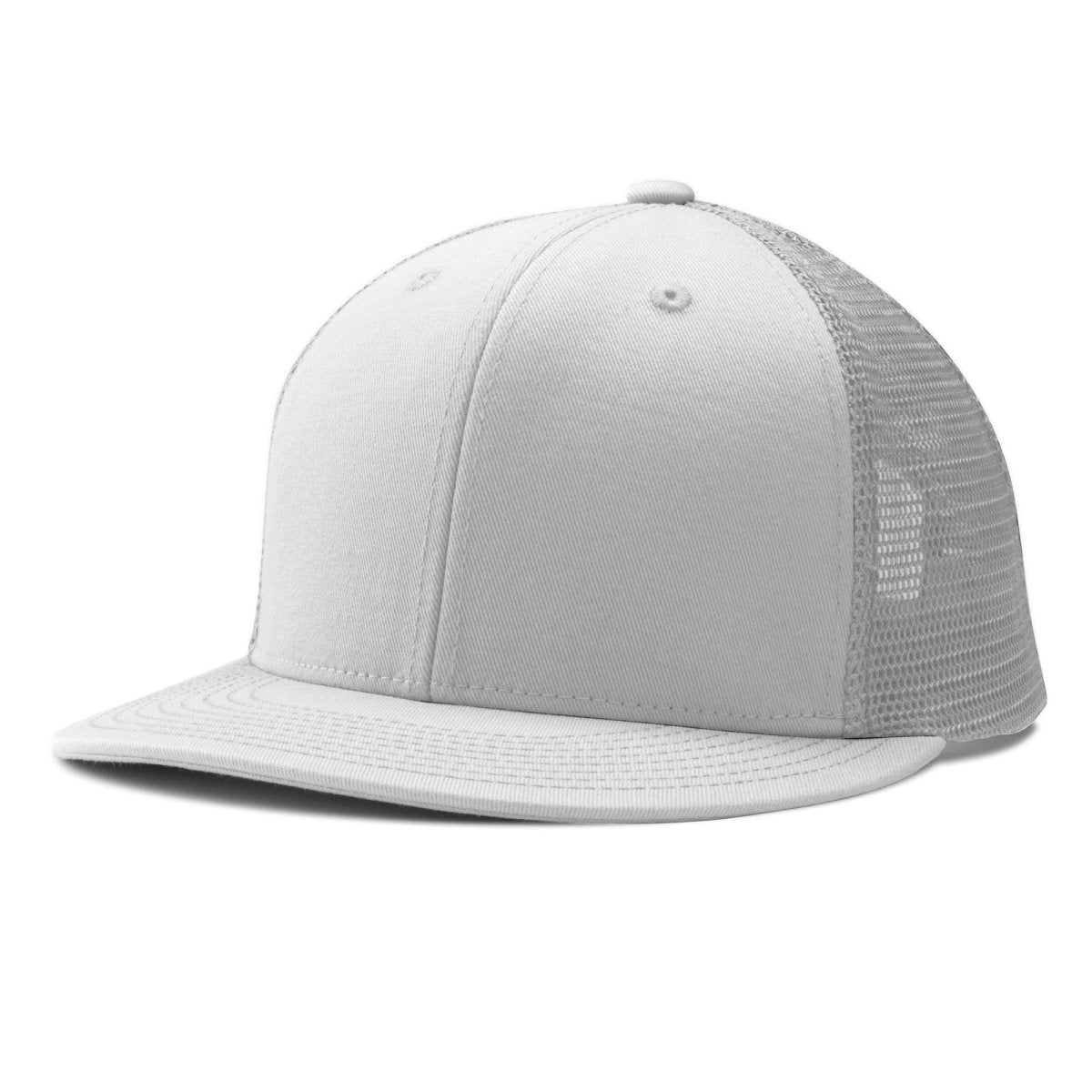 Champro HC5 Performance Trucker Snapback Cap Moisture Wicking Team W1WHITE Standard Baseball Caps