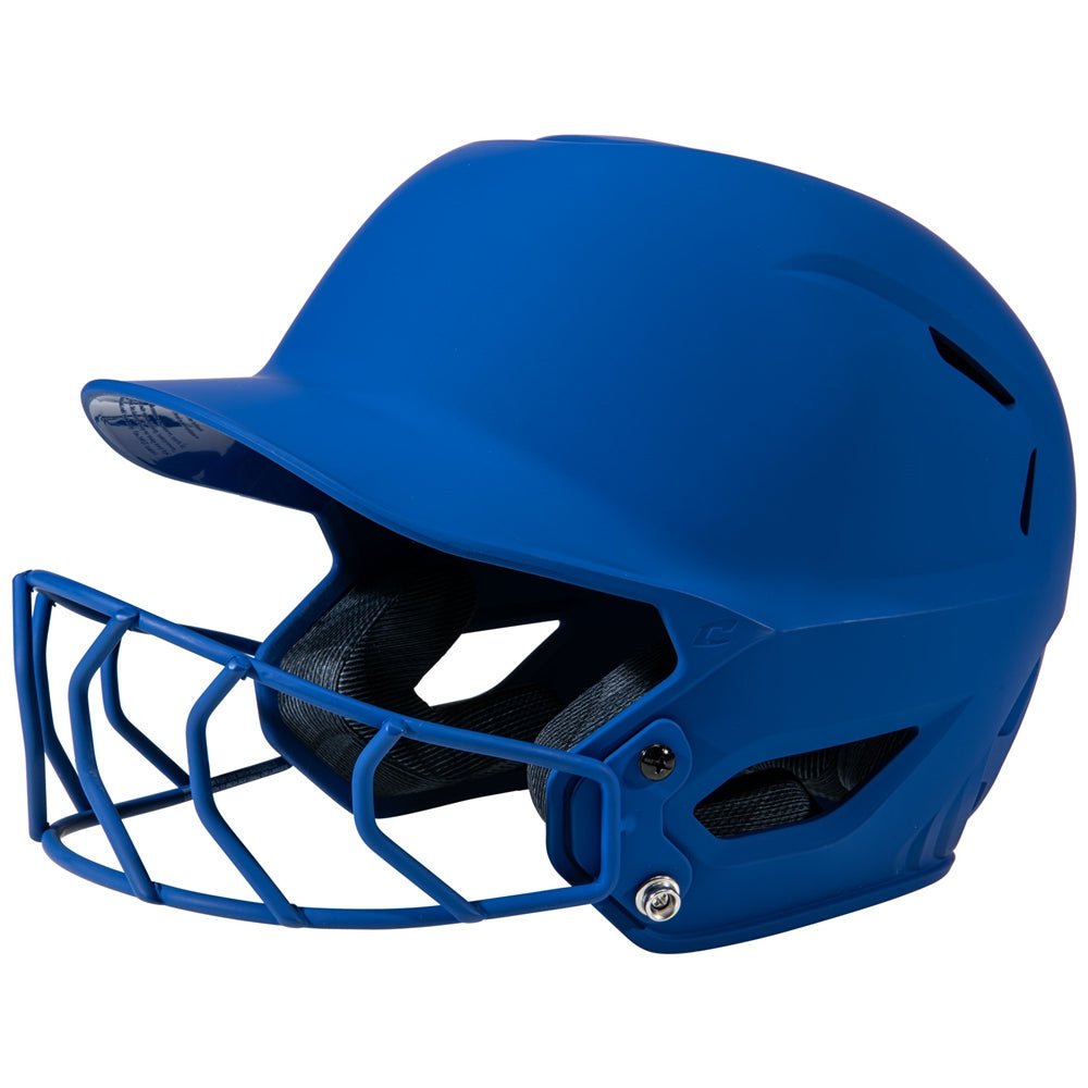 Champro HXE Matte Softball Helmet w/Facemask | Champro HXEFPM ROYAL M