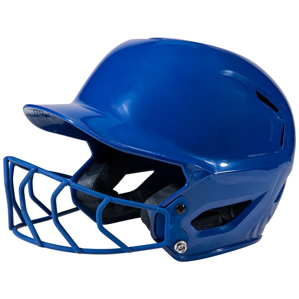 Champro HXEFPS Starter Softball Helmet w/Facemask ROYAL S