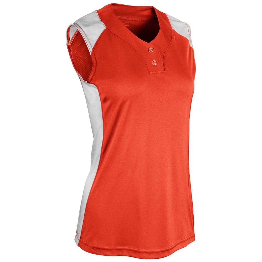 Champro Infinite 2 - Button Sleeveless Jersey | Champro BS86 ORANGEWHITE S Jerseys