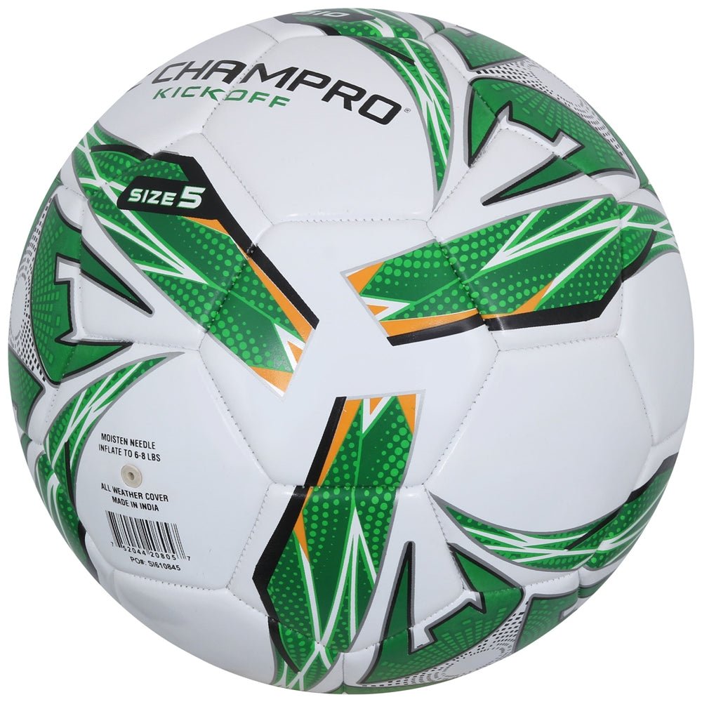 Champro KICKOFF Soccer Ball | Champro SB510 WHITESCARLET 3 Soccer Balls
