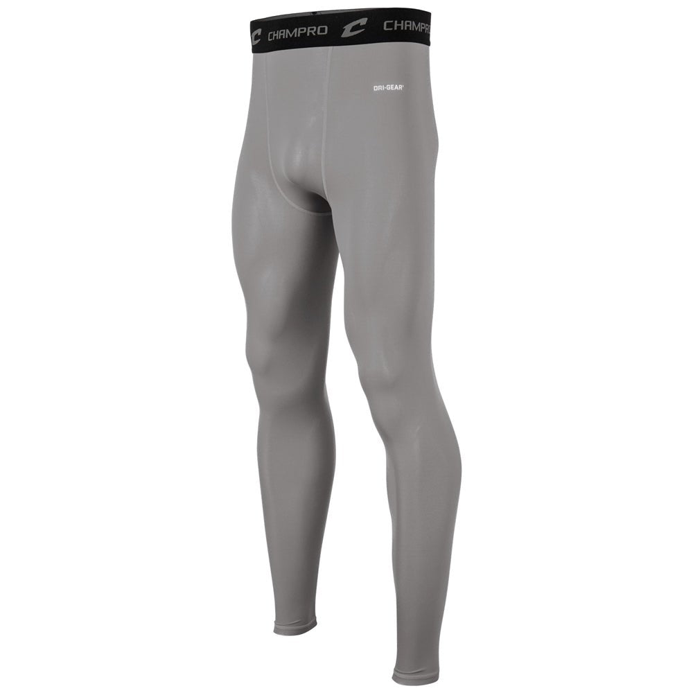 Champro Lightning 2.0 Compression Full Length Tight | Champro CS05 GREY S Activewear Pants
