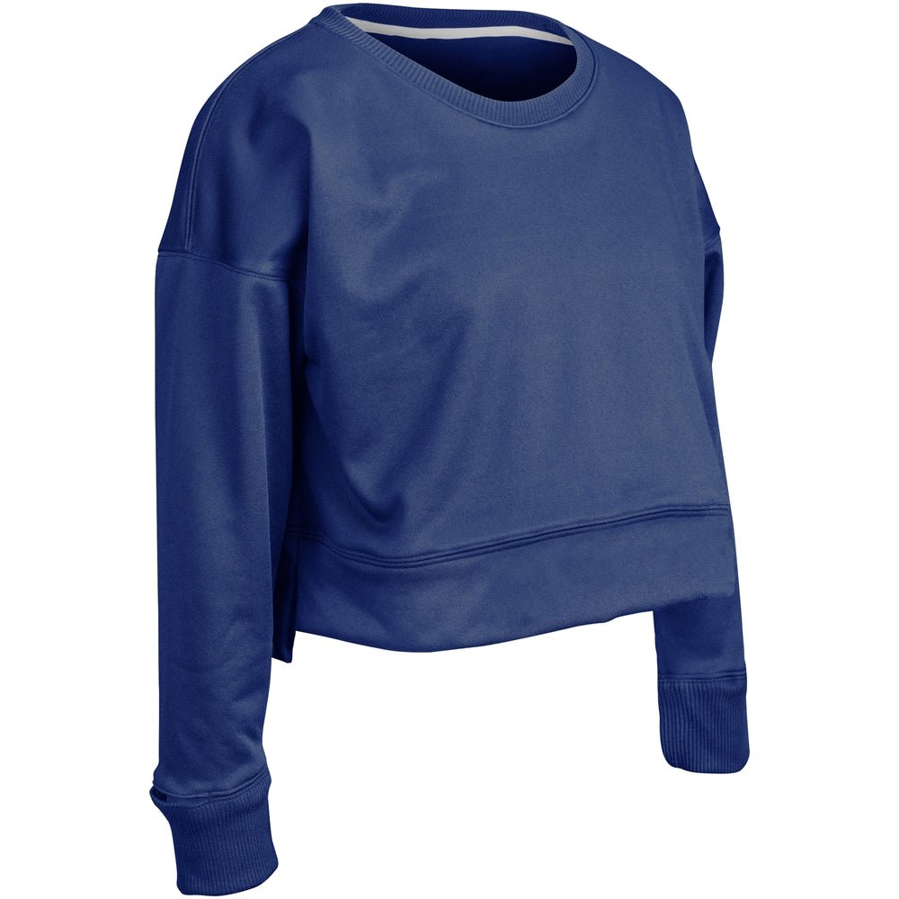 Champro Lineup Fleece Women's Crop Crew | Champro FLC5 ROYAL S Sweatshirts
