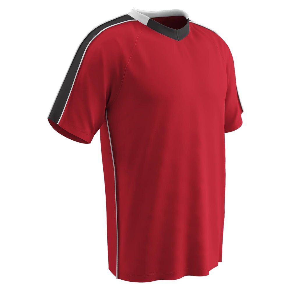 Champro MARK Soccer Jersey | Champro SJ20 SCARLETBLACKWHITE Youth XS Soccer