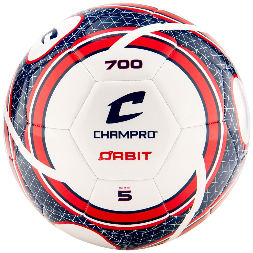 Champro ORBIT Soccer Ball | Champro SB700 SCARLETWHITEROYAL 3 Soccer Balls