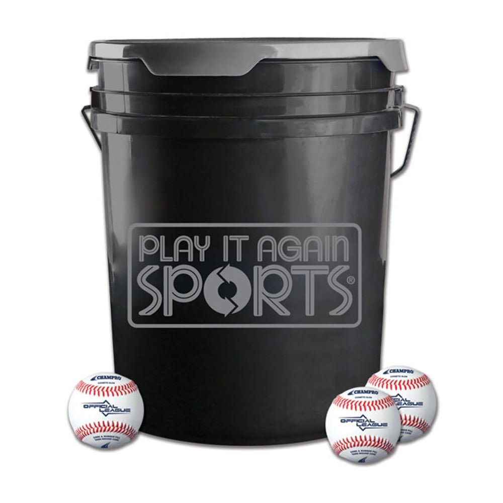 Champro PIAS Bucket w/2 dz CBB - 200D | Champro CBB200DB - PIAS Standard Standard Baseballs