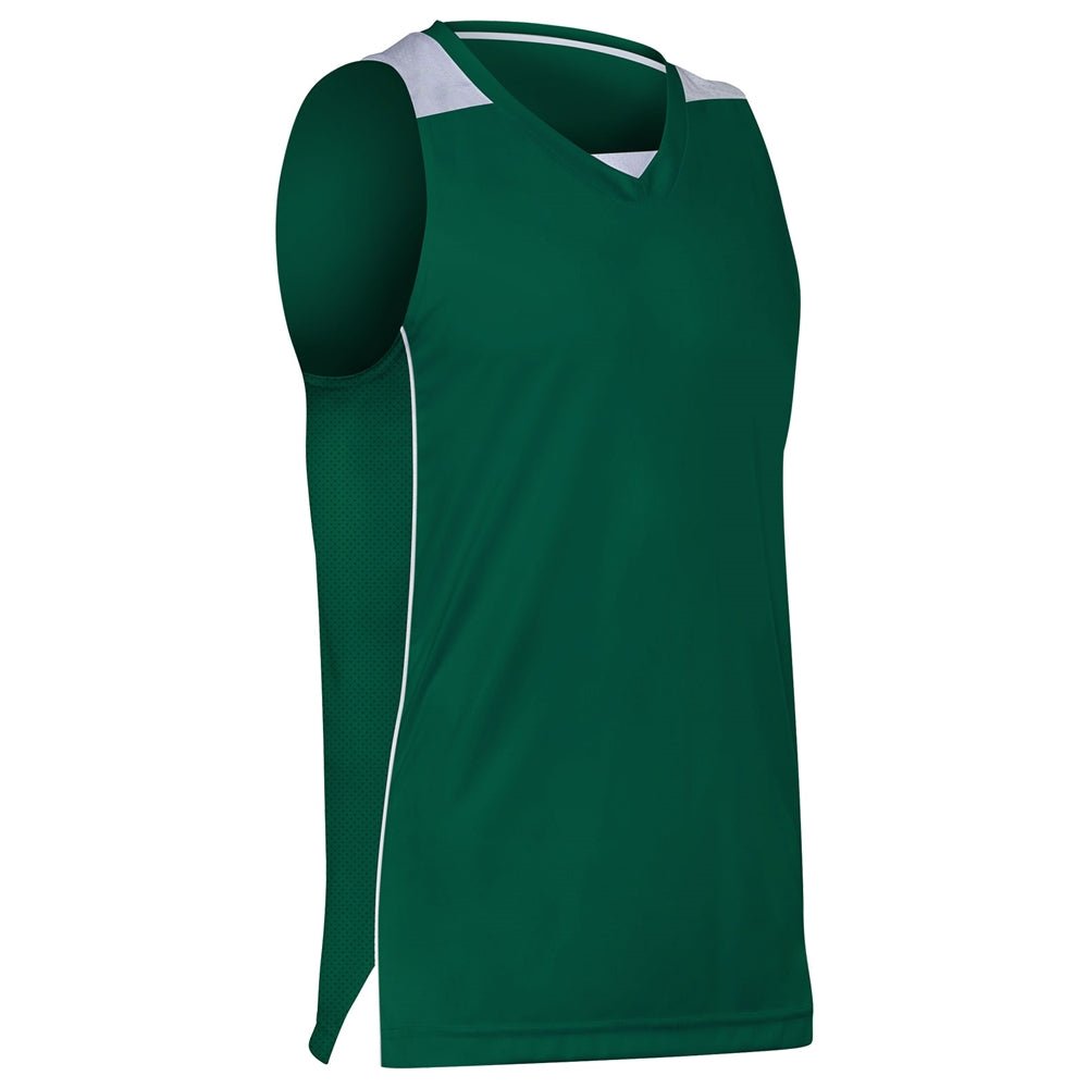 Champro Prime Basketball Jersey | Champro BBJ23 FORESTGREENWHITE S Basketball