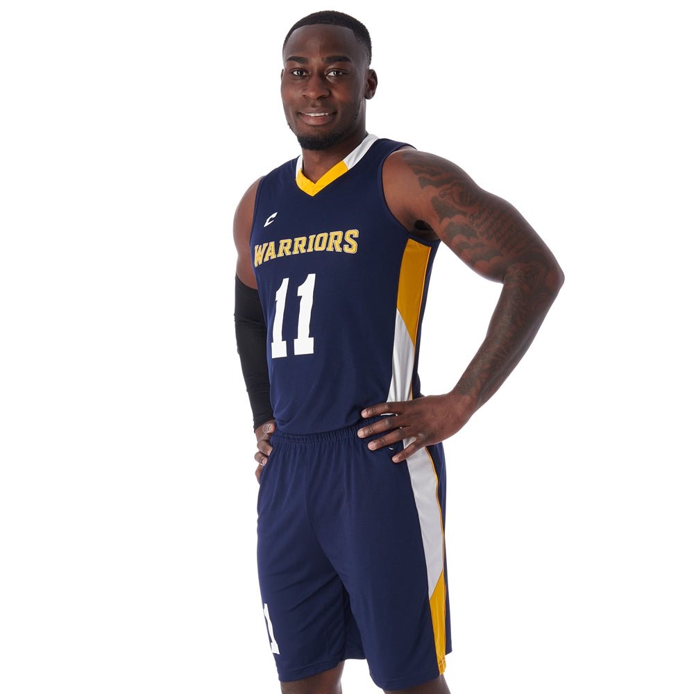 Champro Rebel Basketball Jersey | Champro BBJ21 BLACKSILVERWHITE XS Basketball