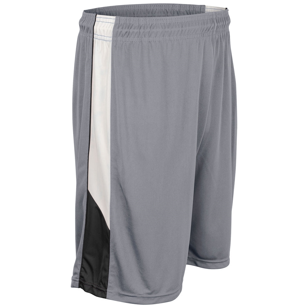 Champro Rebel Basketball Short | Champro BBS21 SILVERBLACKWHITE XS Shorts