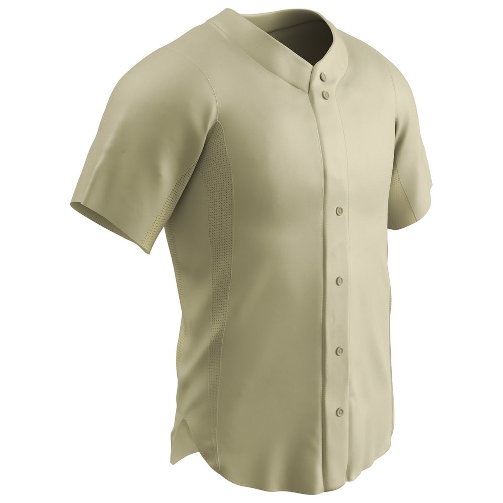 Champro RELIEVER Full Button Baseball Jersey | Champro BS149 NATURAL S Baseball & Softball