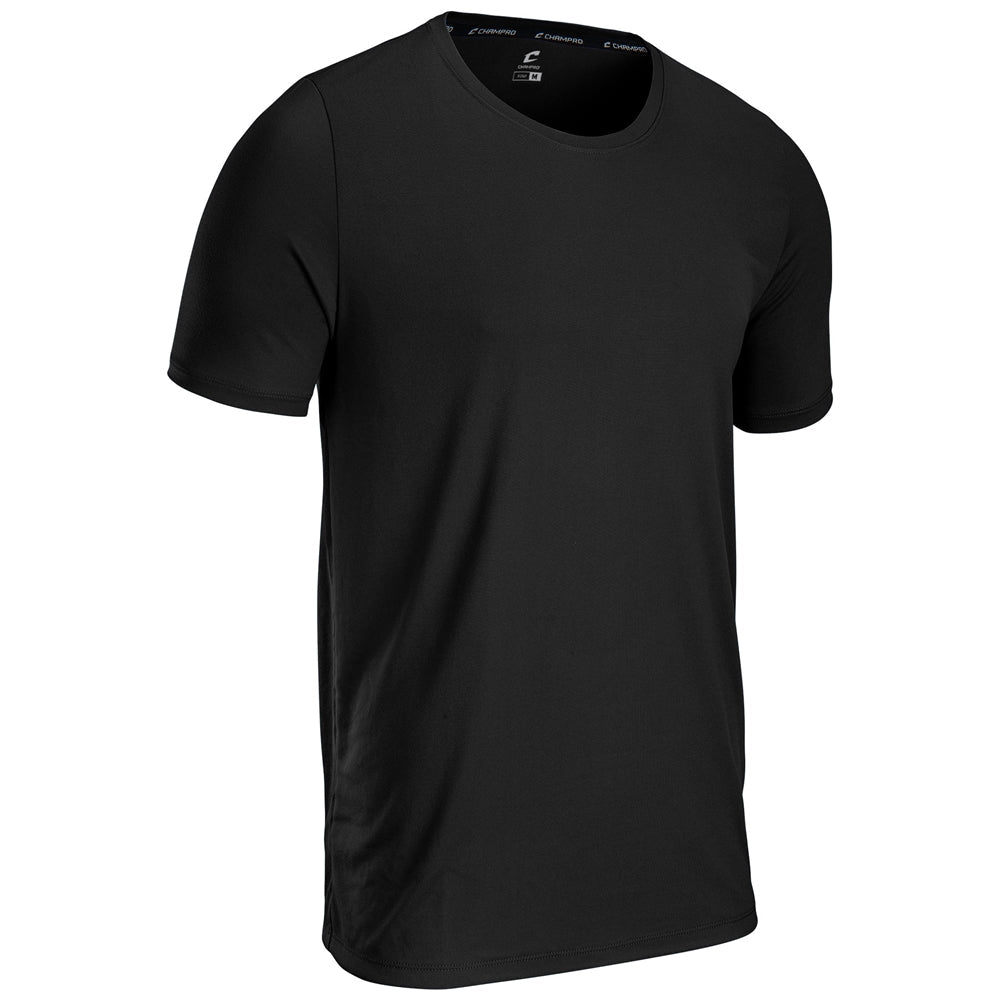 Champro Rookie Crew Neck Tee | Champro T301 BLACK XS T-Shirts