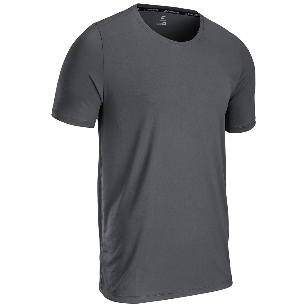 Champro Rookie Crew Neck Tee | Champro T301 CHARCOAL XS T-Shirts