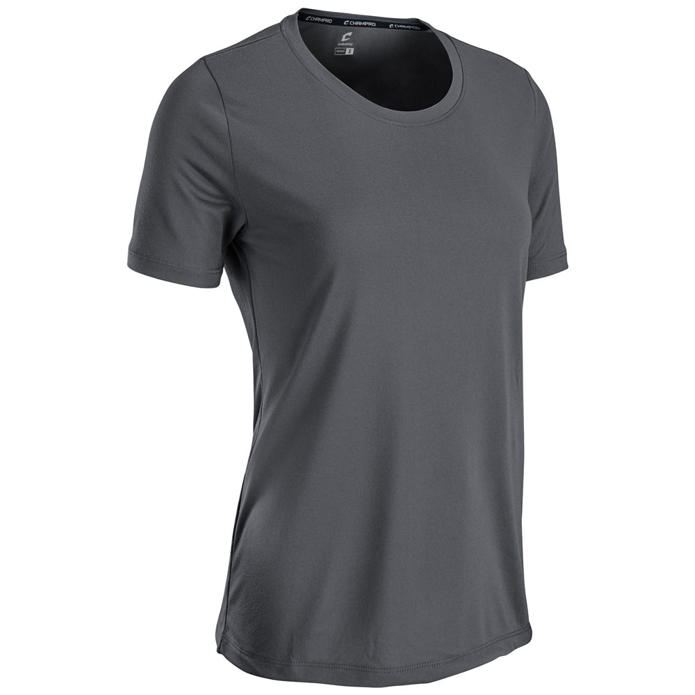 Champro Rookie Crew Neck Tee | Champro T302 CHARCOAL XS T-Shirts