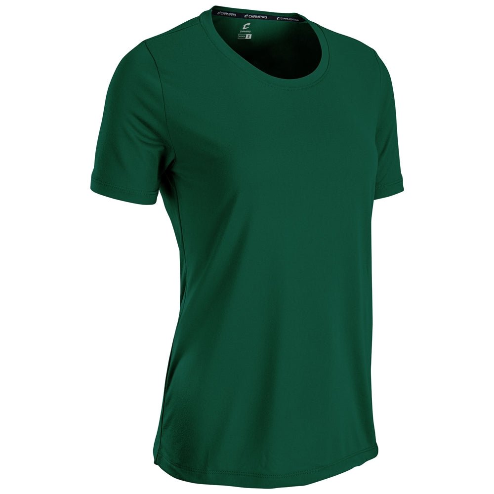 Champro Rookie Crew Neck Tee | Champro T302 FORESTGREEN XS T-Shirts