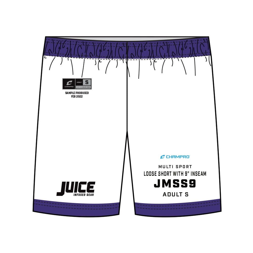 Champro SIZE KIT Juice Multi - Sport Loose Short with 9\" Inseam | Champro SJMSS9KIT Standard S