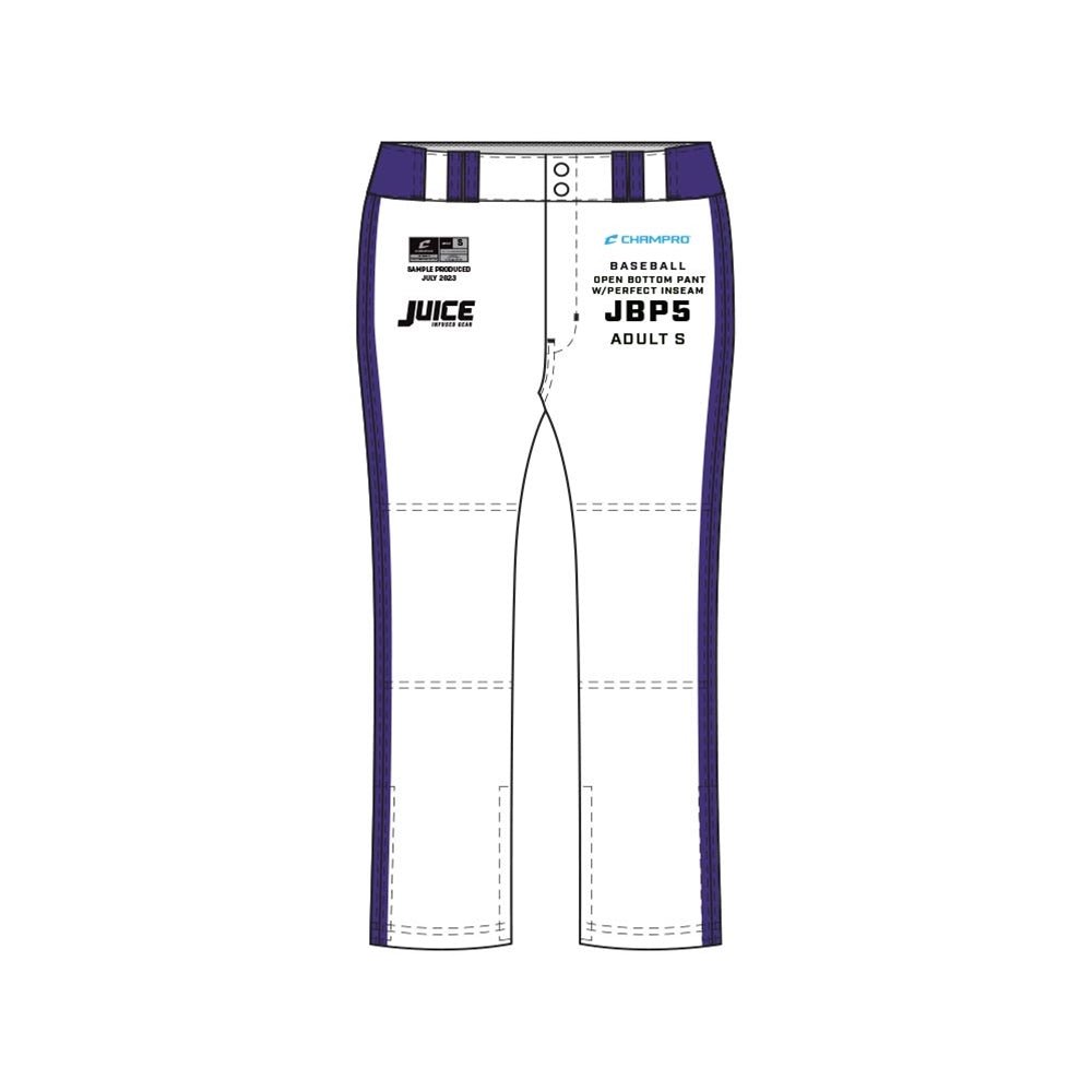 Champro SIZE KIT Juice Open Bottom Pant w/Perfect Inseam | Champro SJBP5KIT Standard XS Baseball Pants