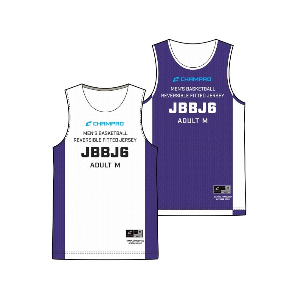 Champro SIZE KIT Juice Reversible Fitted Basketball Jersey | Champro SJBBJ6KIT Standard XS Basketball