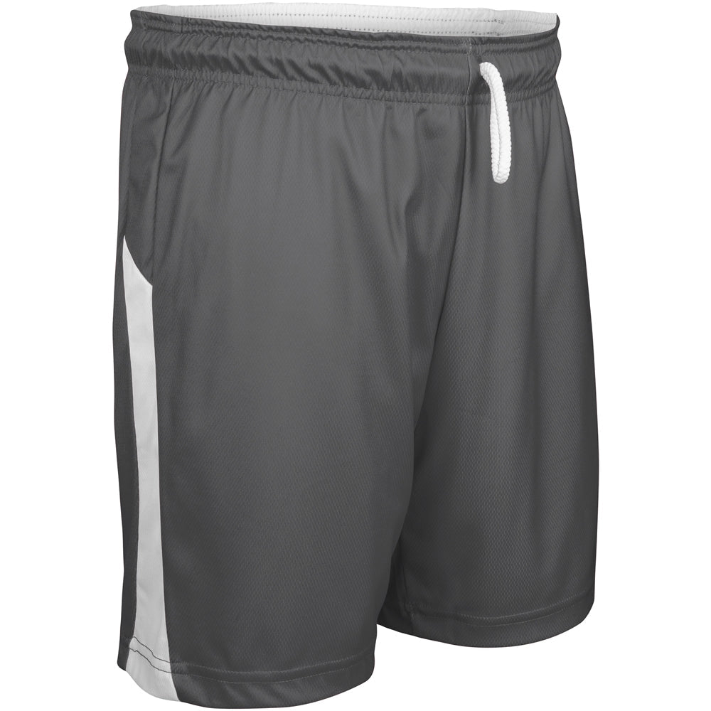 Champro SWISH Reversible Basketball Short | Champro BBS41 CHARCOALWHITE S Shorts