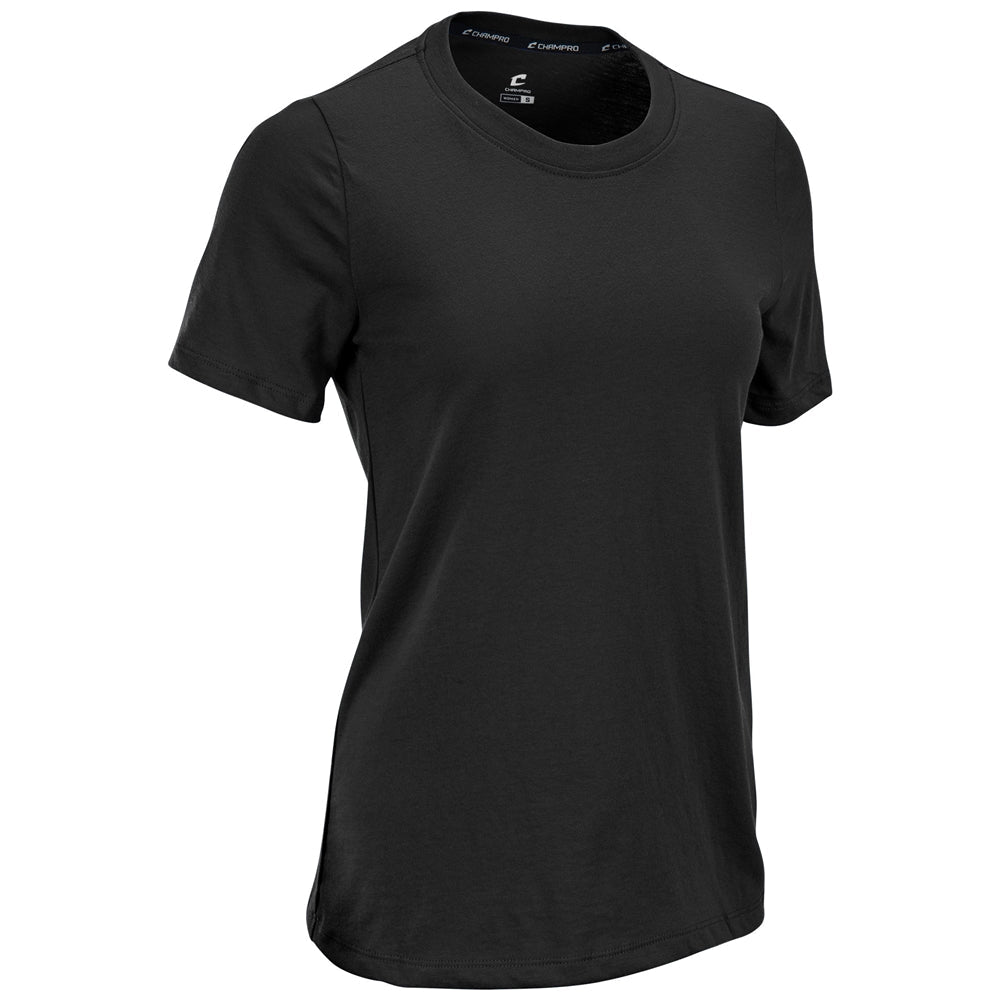 Champro Tackle Crew Neck Tee | Champro T202 BLACK XS T-Shirts