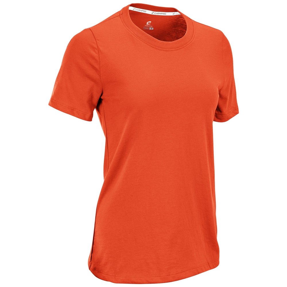 Champro Tackle Crew Neck Tee | Champro T202 ORANGE XS T-Shirts