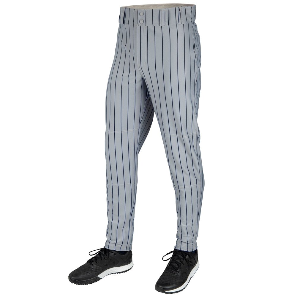 Champro Triple Crown 2.0 TAPERED PINSTRIPE | Champro BP64PIN GREYNAVY Youth XS Baseball Pants