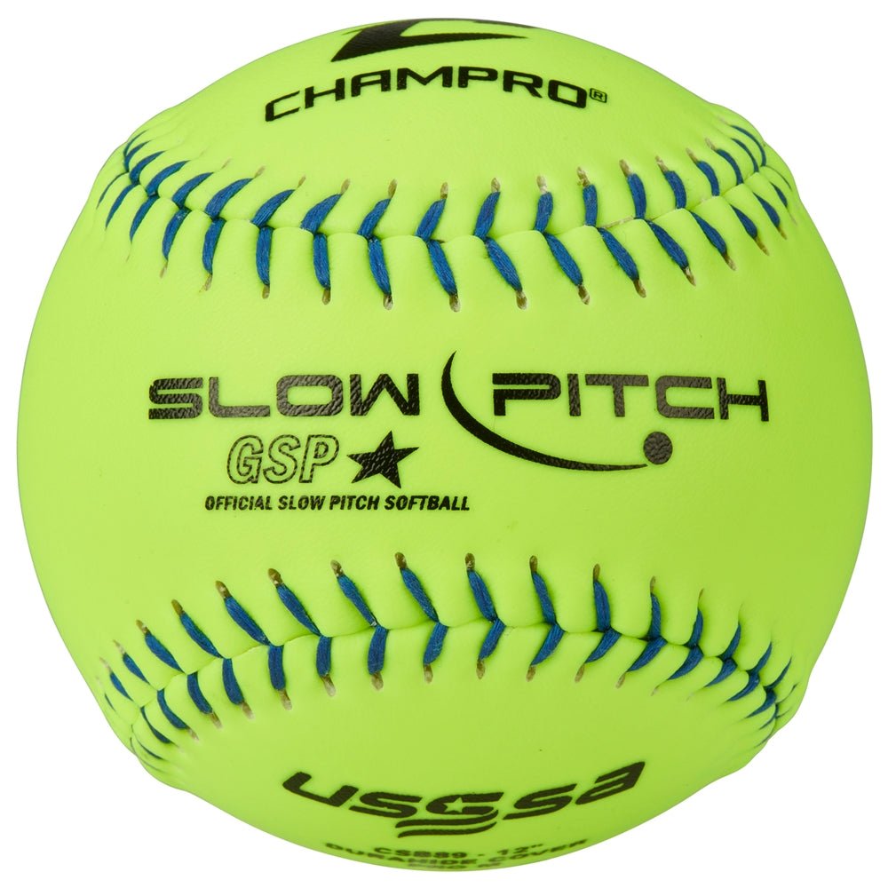 Champro USSSA SlowPitch .44 Synth 12\" Softball | Champro CSB89 Standard Standard Softballs