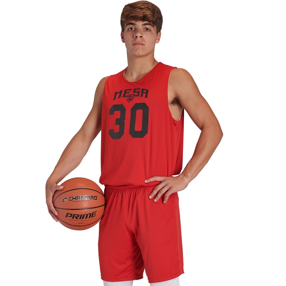 Champro Vision Reversible Basketball Jersey | Champro BBJ44 ROYALWHITE XS Basketball