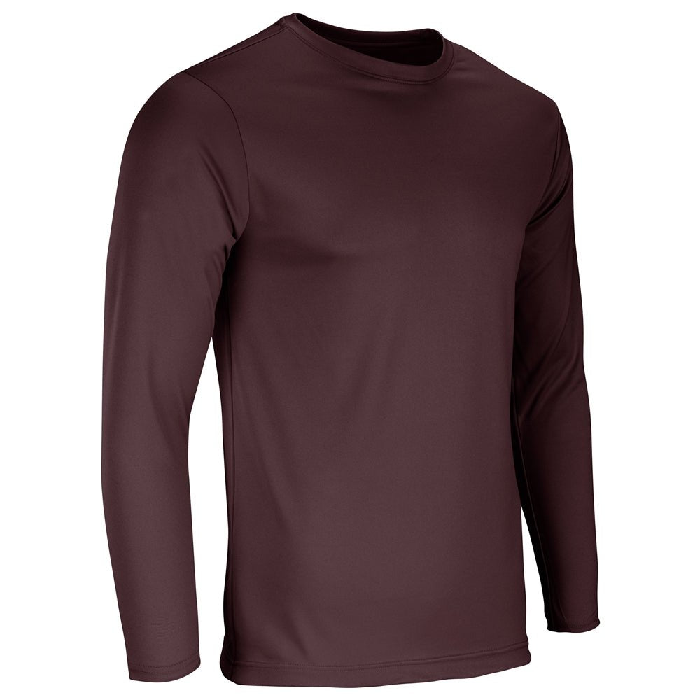 Champro VISION T-Shirt Long Sleeve | Champro BST99LS MAROON S Performance T-Shirts