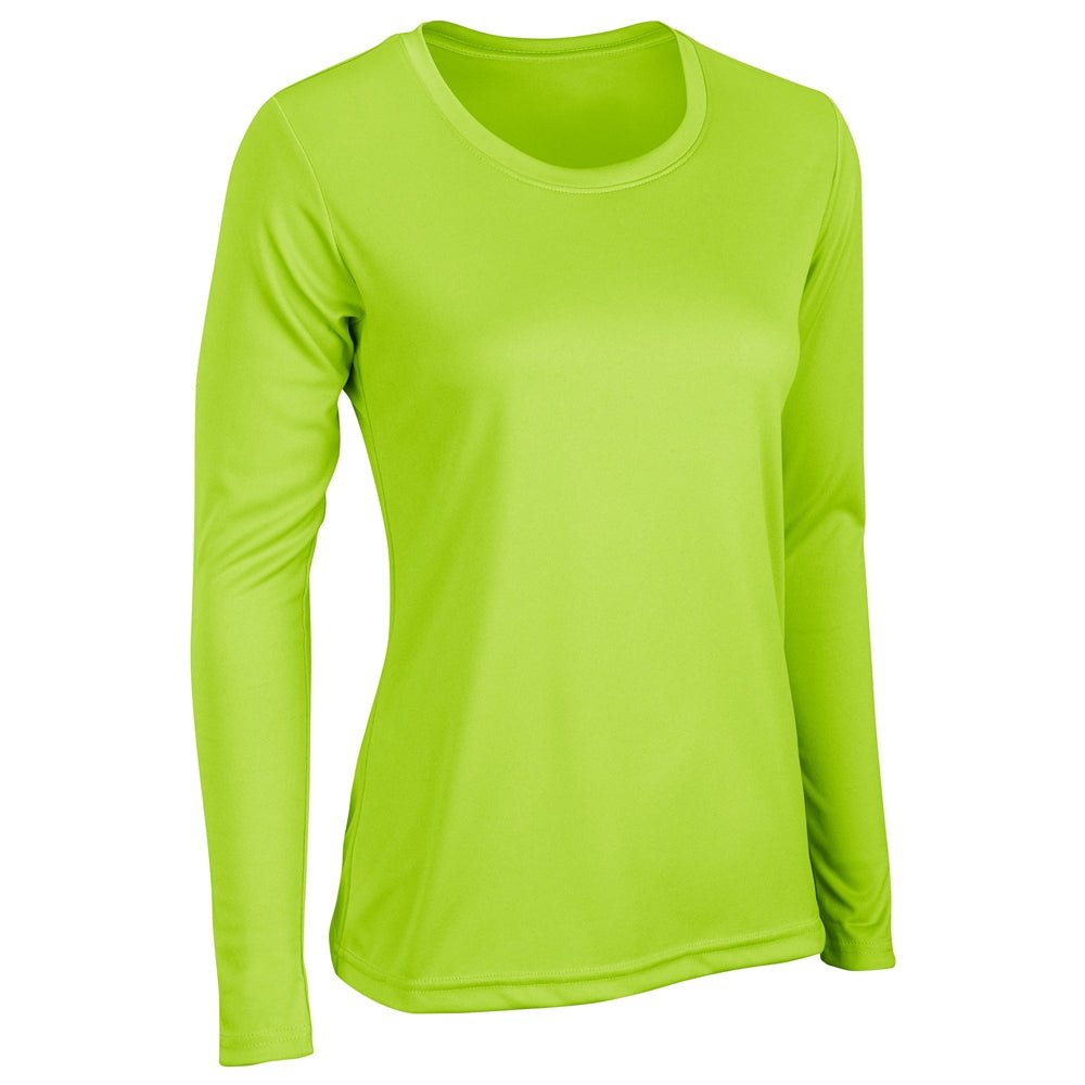 Champro VISION T-Shirt Long Sleeve | Champro BST99LSW NEONGREEN XS Performance T-Shirts