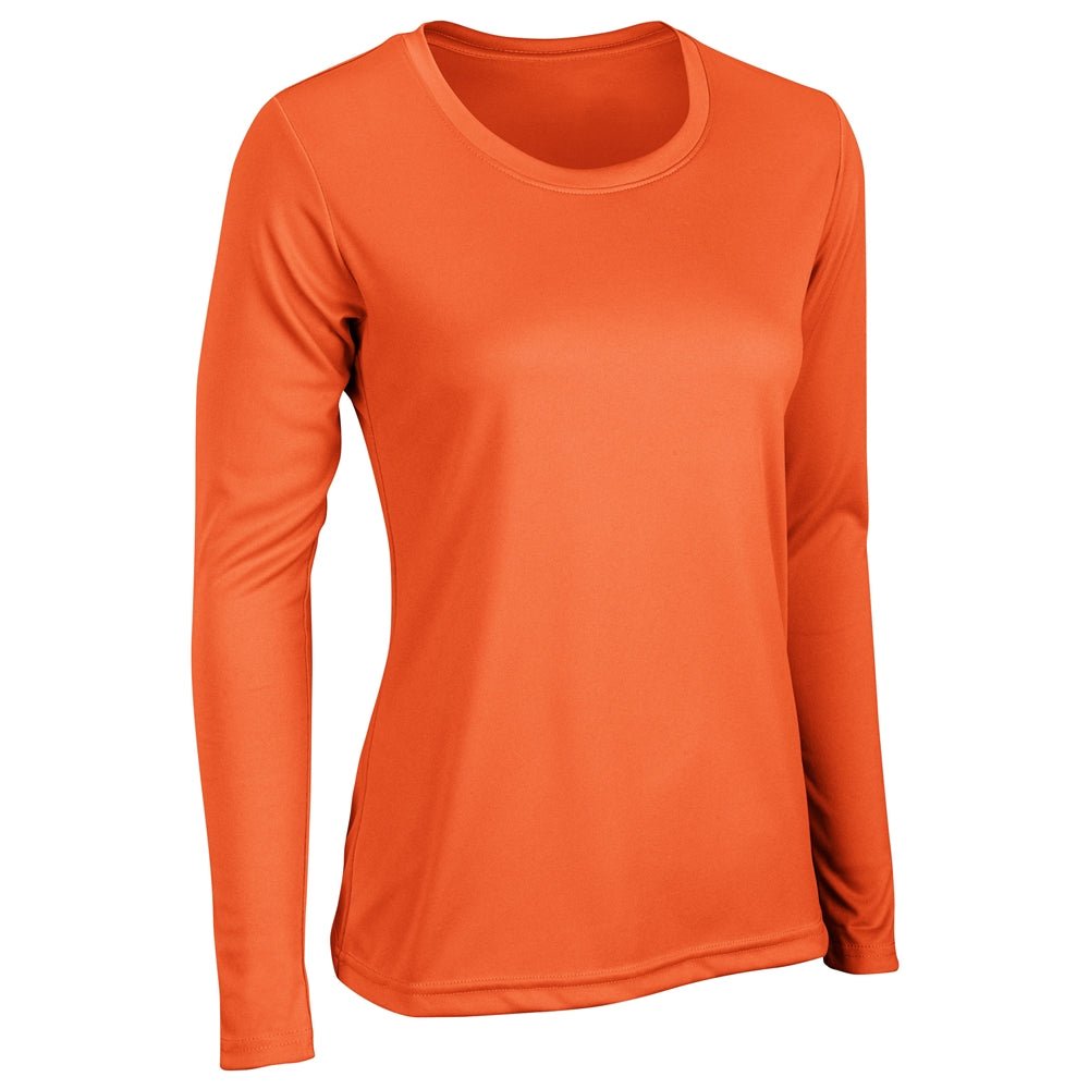 Champro VISION T-Shirt Long Sleeve | Champro BST99LSW ORANGE XS Performance T-Shirts