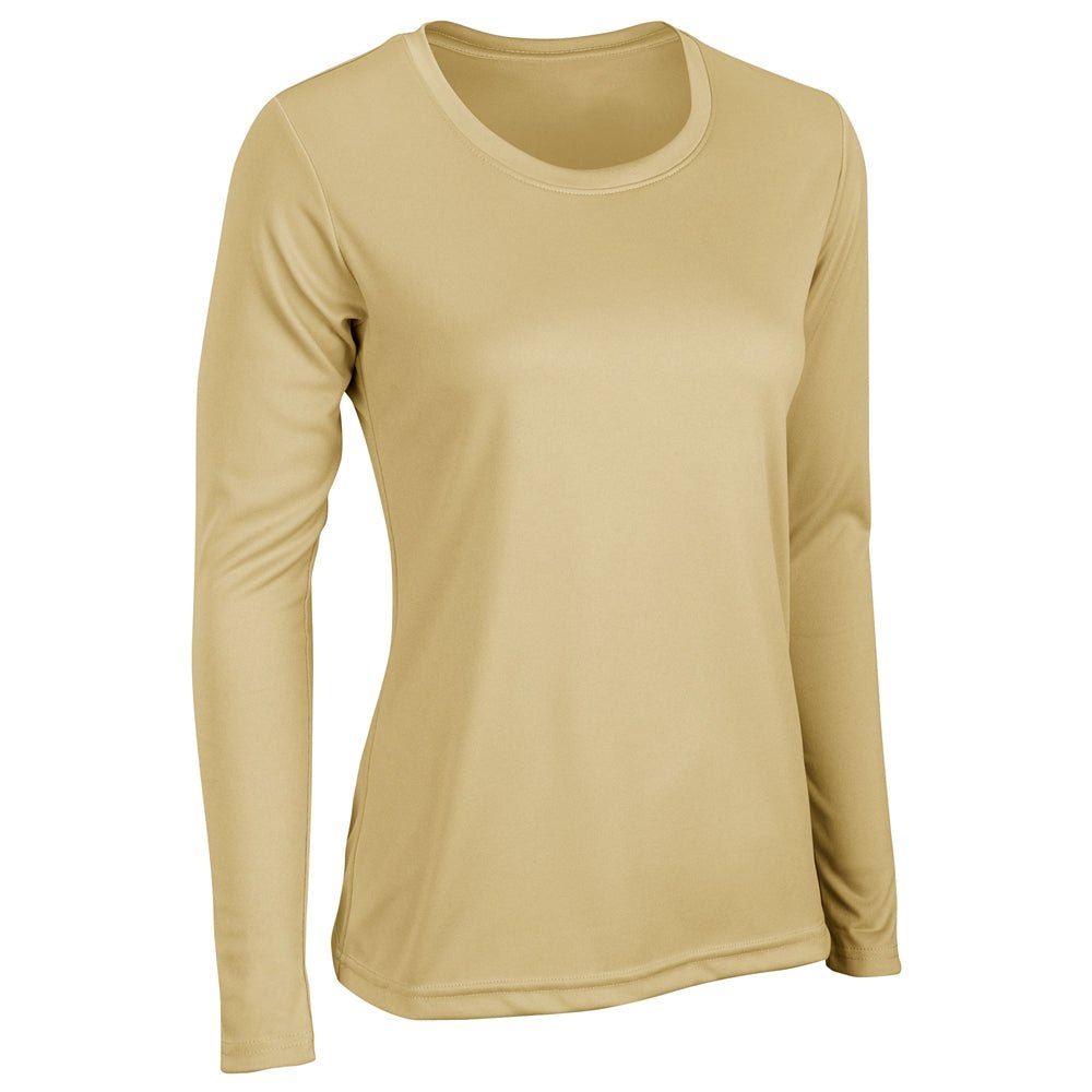 Champro VISION T-Shirt Long Sleeve | Champro BST99LSW VEGASGOLD XS Performance T-Shirts