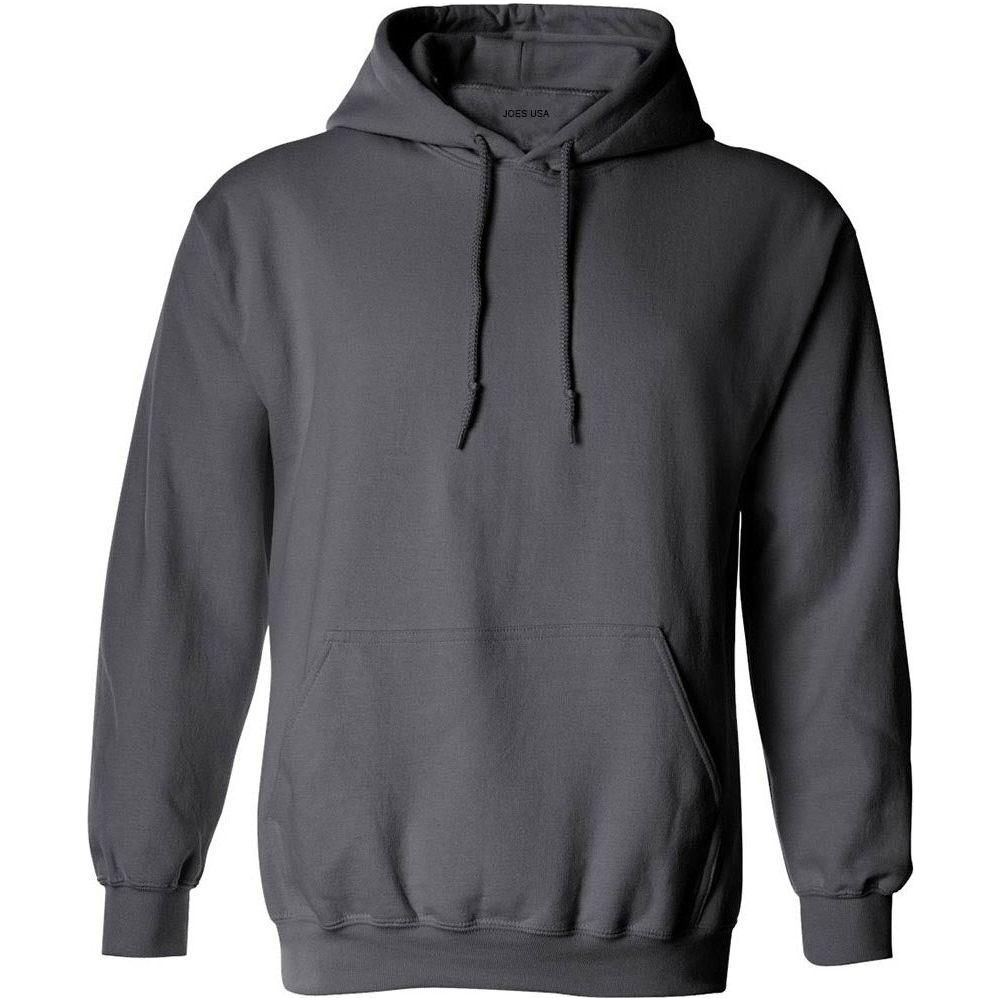 Wholesale Adult Hooded Sweatshirt - Charcoal Sweatshirts/Fleece Joe's USA Charcoal Small