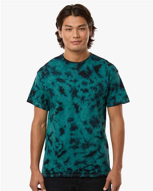 Colortone Unisex Crystal Wash T-Shirt - Colortone 1390 Crystal Jade S Short Sleeve T-Shirts