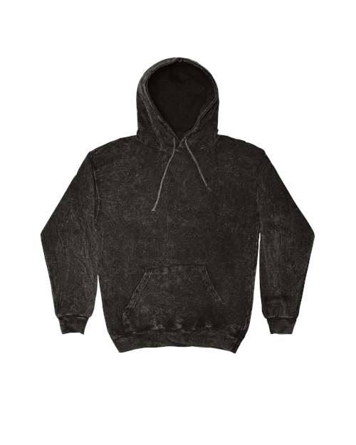 Colortone Unisex Mineral Wash Hooded Sweatshirt - Colortone 8300 Black S Sweatshirts