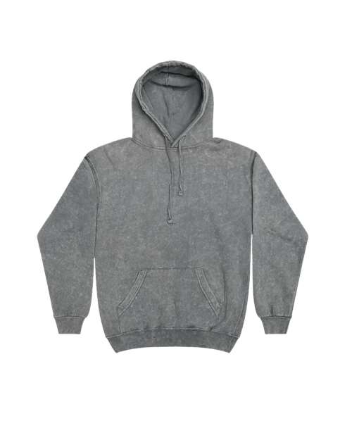 Colortone Unisex Mineral Wash Hooded Sweatshirt - Colortone 8300 Grey S Sweatshirts