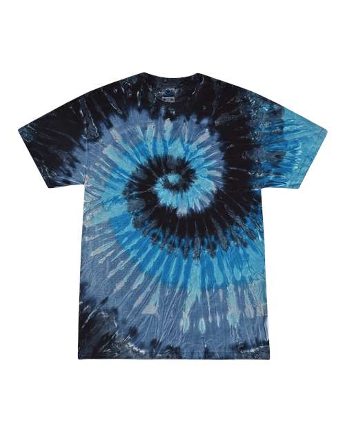 Colortone Unisex Multi - Color Tie - Dyed T-Shirt - Evening Sky - Colortone 1000 Evening Sky S Short Sleeve T-Shirts