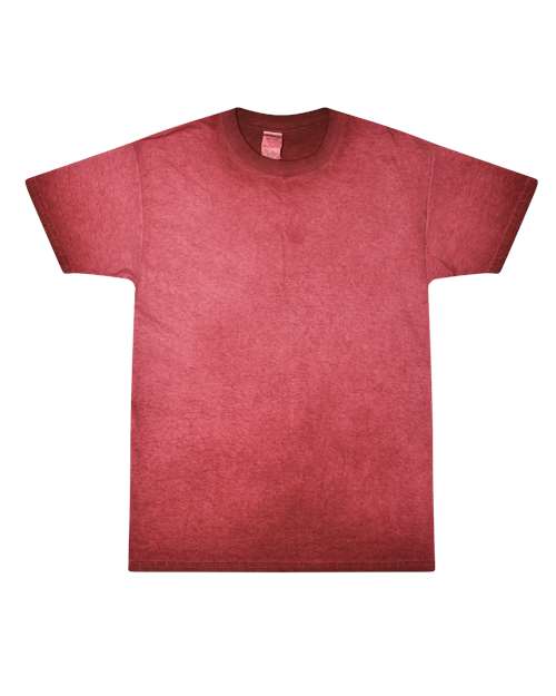 Colortone Unisex Oil Wash T-Shirt - Colortone 1310 Oil Red S Short Sleeve T-Shirts