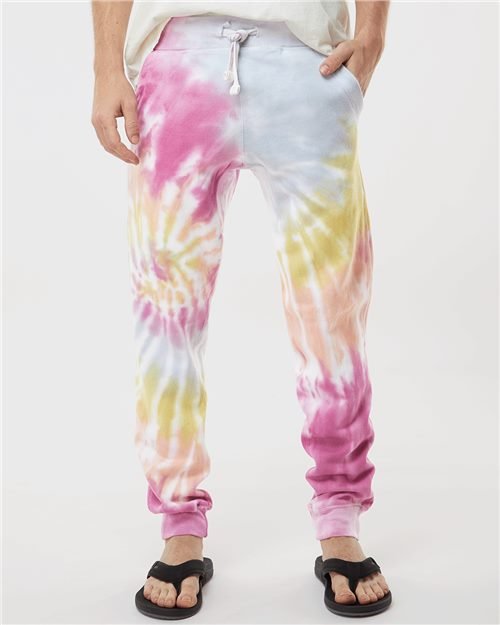 Colortone Unisex Tie - Dyed Joggers - Colortone 8999 Cotton Candy S