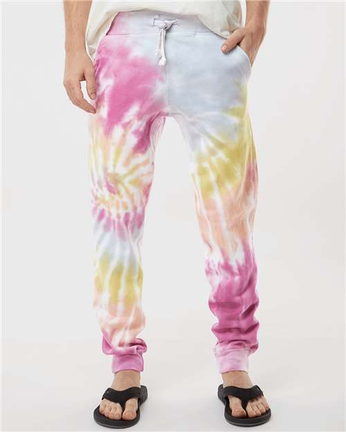 Colortone Unisex Tie - Dyed Joggers - Colortone 8999 Desert Rose S