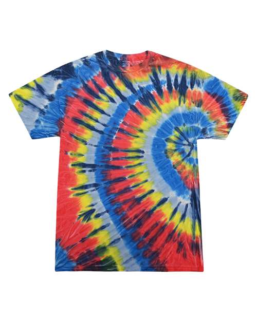 Colortone Youth Multi - Color Tie - Dyed T-Shirt - Colortone 1000Y Harmony XS Short Sleeve T-Shirts