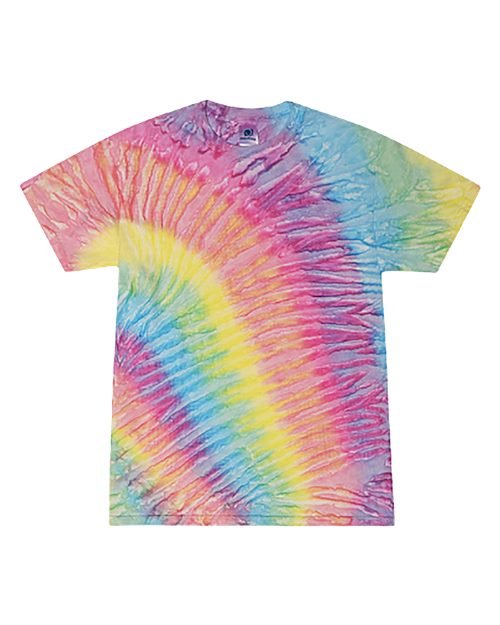 Colortone Youth Multi - Color Tie - Dyed T-Shirt - Colortone CD1000Y Meadow XS Short Sleeve T-Shirts