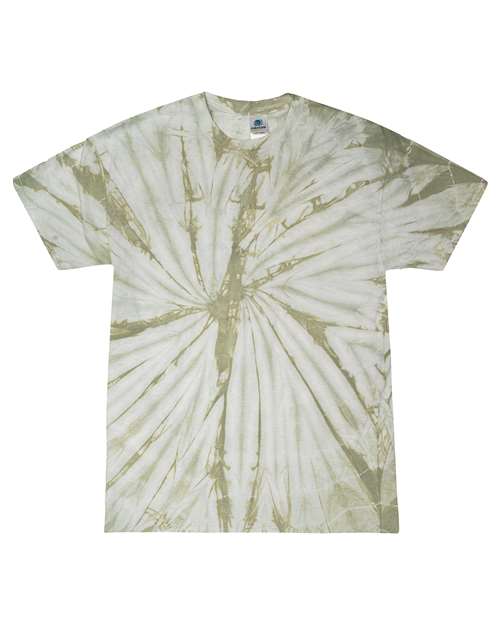 Colortone Youth Multi - Color Tie - Dyed T-Shirt - Colortone CD1000Y Spider Mustard XS Short Sleeve T-Shirts