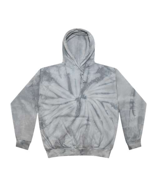 Colortone Youth Tie - Dyed Hooded Sweatshirt - Spider Silver - Colortone 8777Y Spider Silver XS Sweatshirts