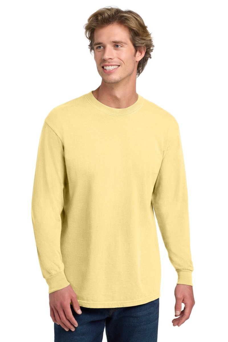 COMFORT COLORS ® Heavyweight Ring Spun Long Sleeve Tee. 6014 - Comfort Colors 6014 Butter S Long Sleeve T-Shirts