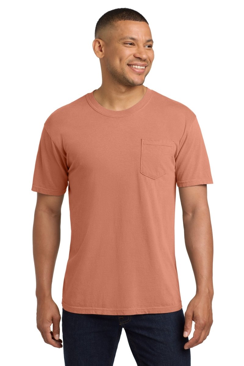COMFORT COLORS ® Heavyweight Ring Spun Pocket Tee. 6030 - Comfort Colors 6030 Pepper S Short Sleeve T-Shirts