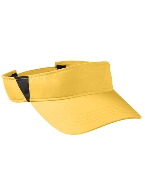 CORE365 Drive Performance Visor - CORE365 CE002 Campus Gold/ Carbon One Size