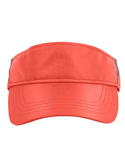 CORE365 Drive Performance Visor - CORE365 CE002 Campus Orange/ Carbon One Size