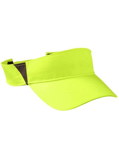 CORE365 Drive Performance Visor - CORE365 CE002 Safety Yellow/ Carbon One Size