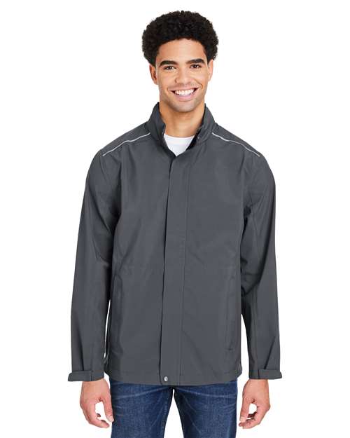 CORE365 Men's Barrier Rain Jacket - CORE365 CE712 Carbon S