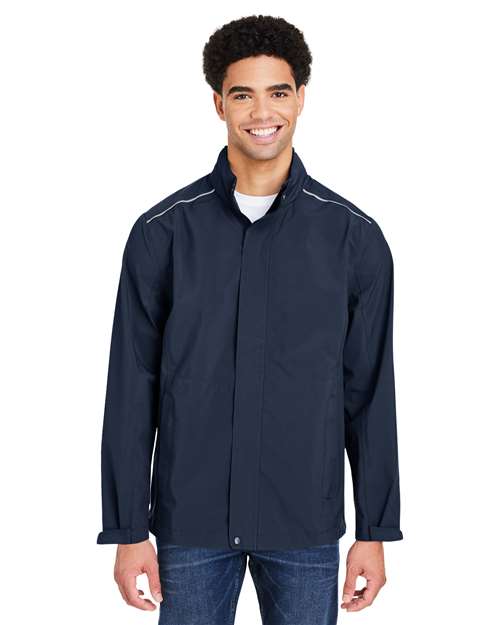 CORE365 Men's Barrier Rain Jacket - CORE365 CE712 Classic Navy S